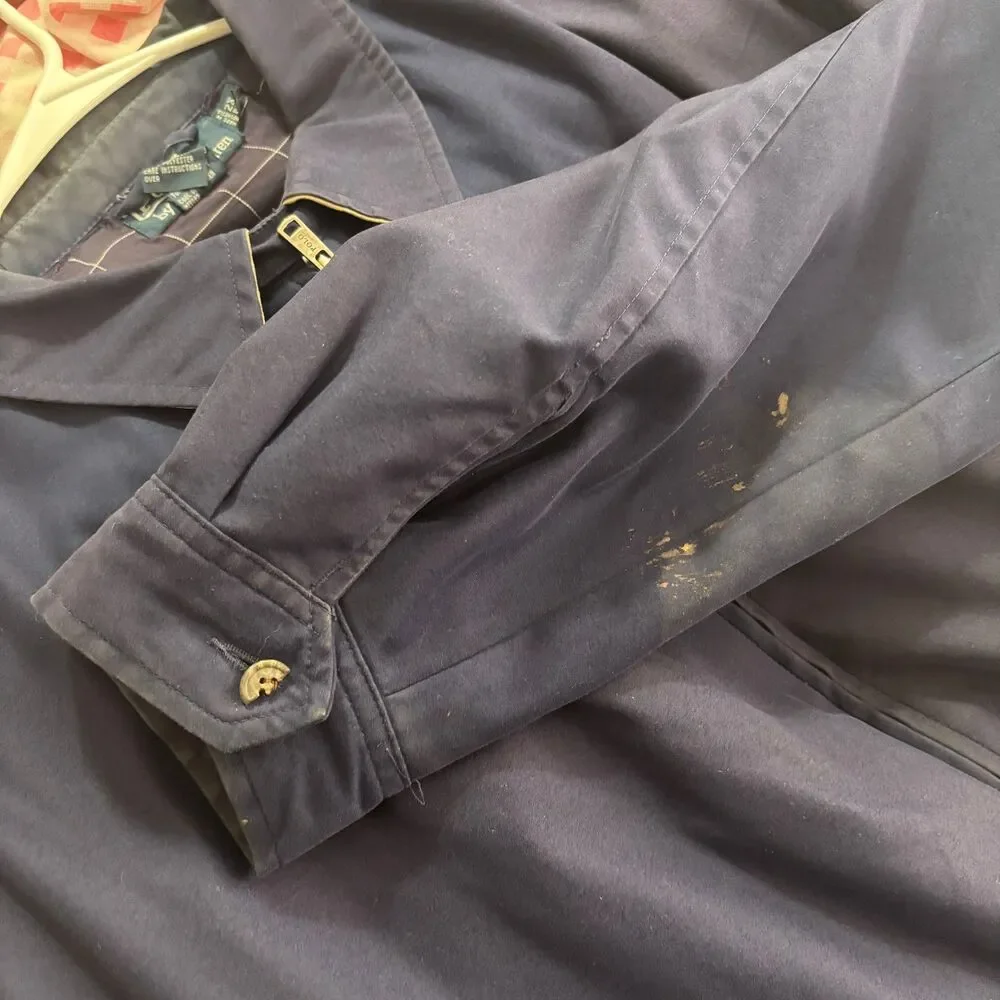 Polo Ralph Lauren Harrington Jacket Navy Blue Tan 2XB